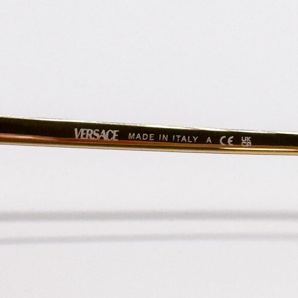 NEW VE2282 1002/AK VERSACE GOLD PINK SUNGLASSES VE2282 1002AK - Picture 9 of 10